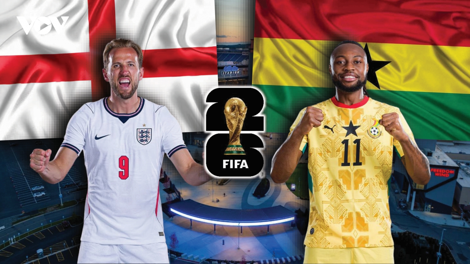 Dự đoán kết quả và đội hình ra sân trận Anh vs Ghana bảng L World Cup 2026