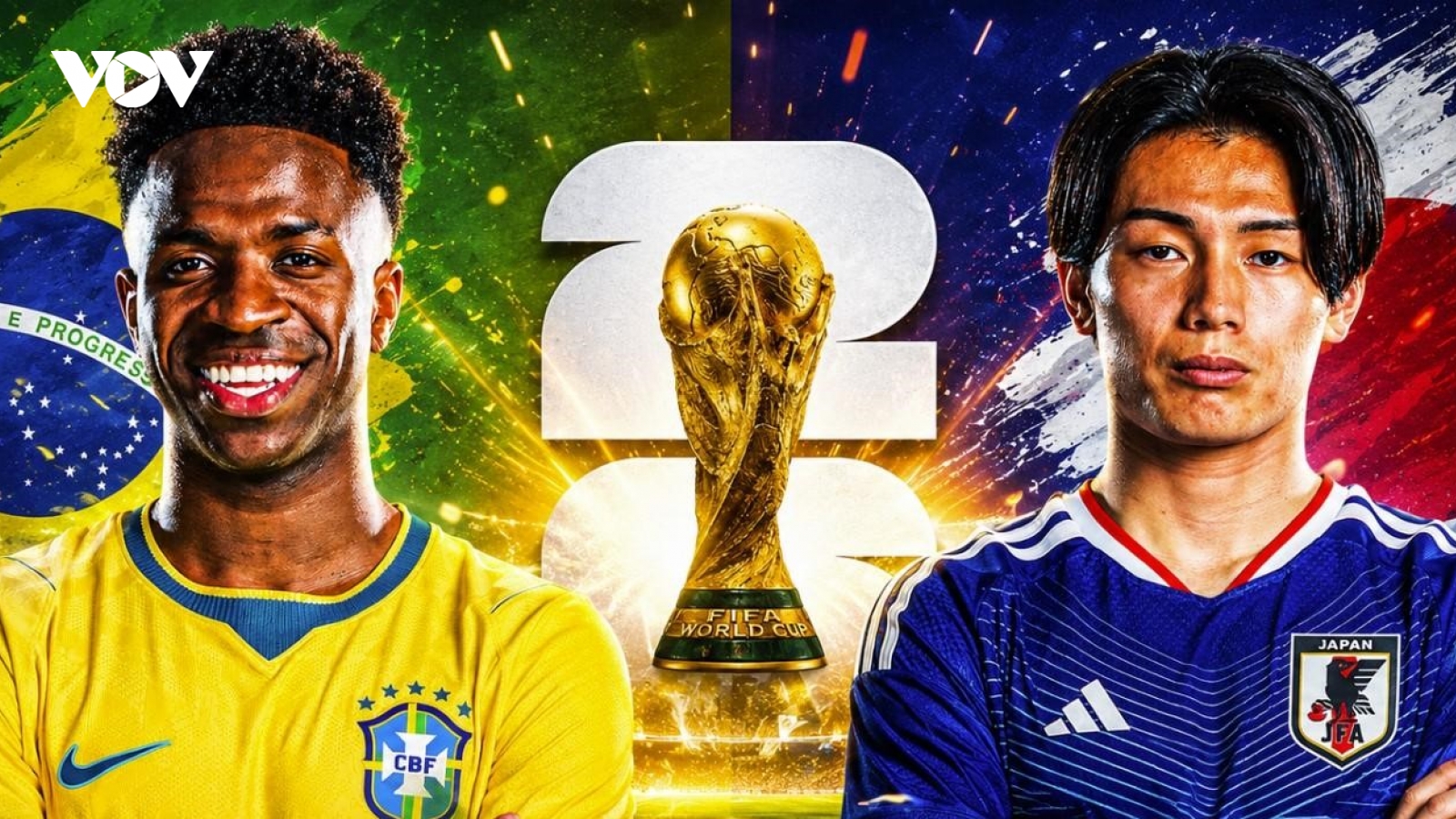 Xem trực tiếp Nhật Bản vs Brazil vòng 32 đội World Cup 2026 ở đâu?