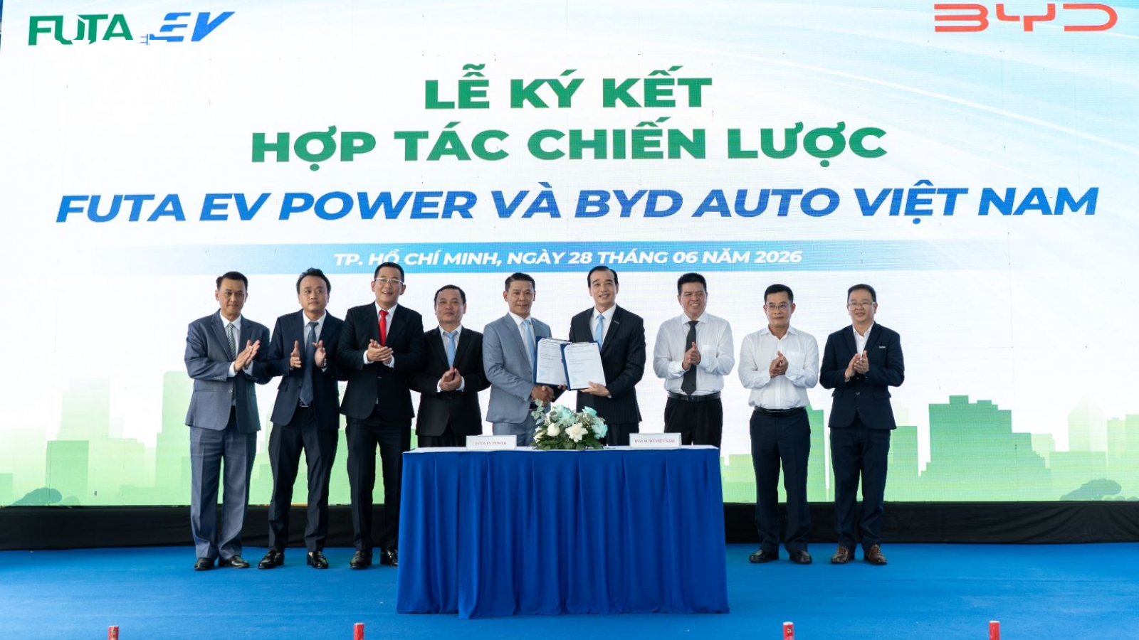 BYD Việt Nam bắt tay Futa EV Power mở rộng hệ thống trạm sạc
