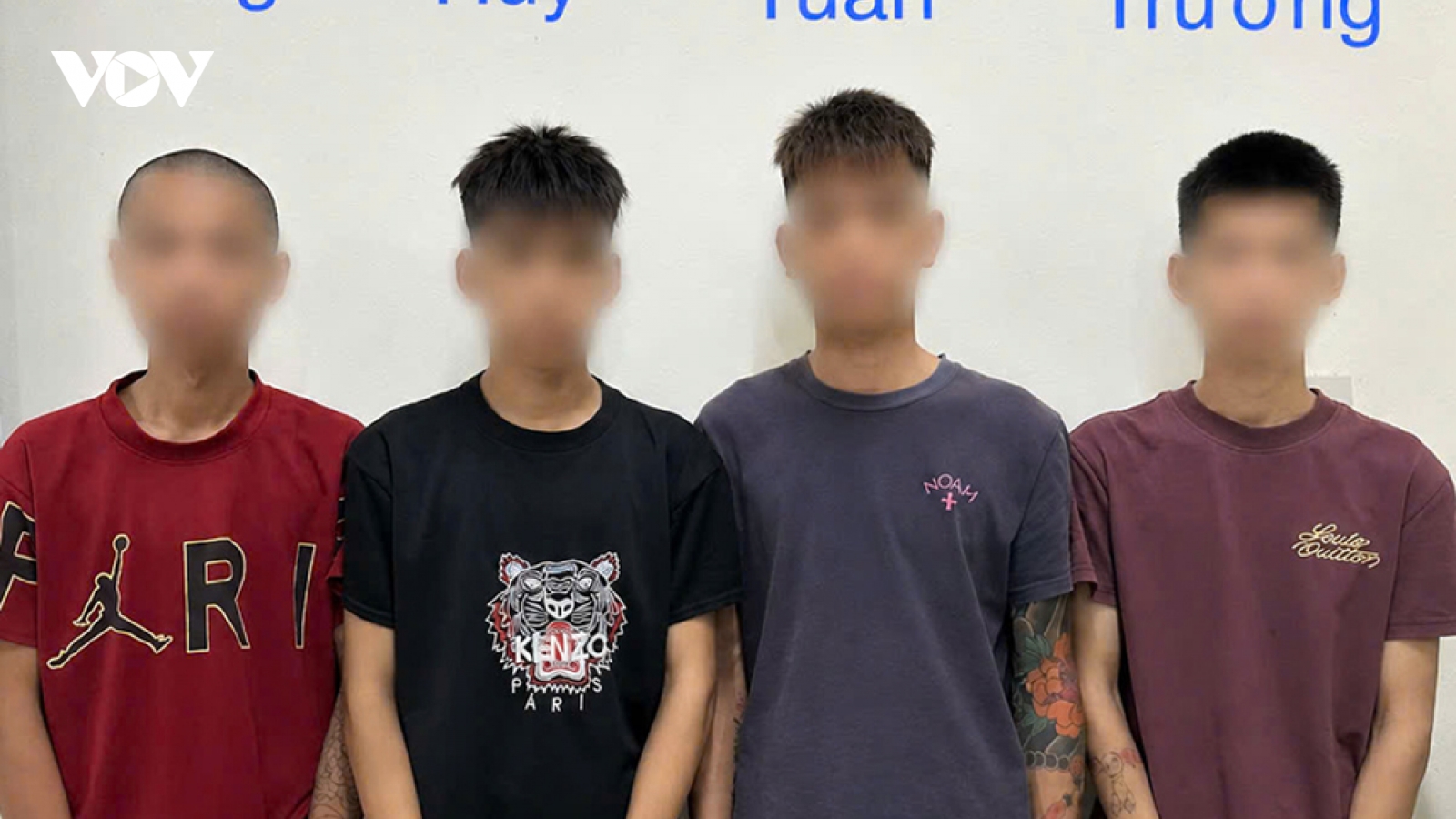 Đeo mặt nạ phục kích giữa đêm cướp xe máy, 4 đối tượng bị bắt giữ ở Bắc Ninh