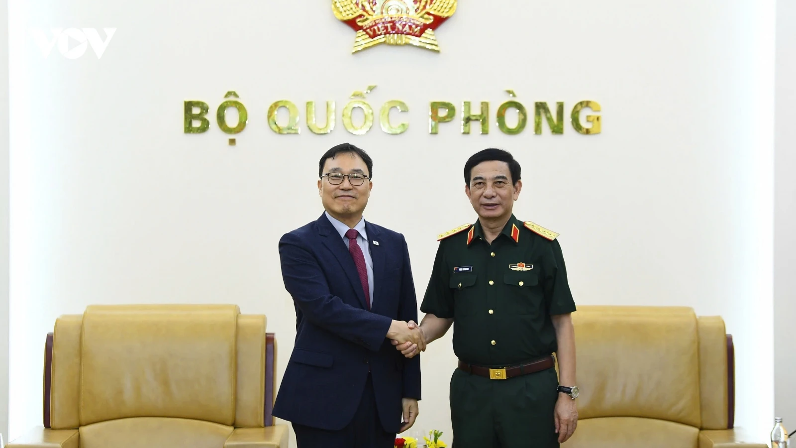 Đại tướng Phan Văn Giang tiếp Đại sứ Hàn Quốc tại Việt Nam