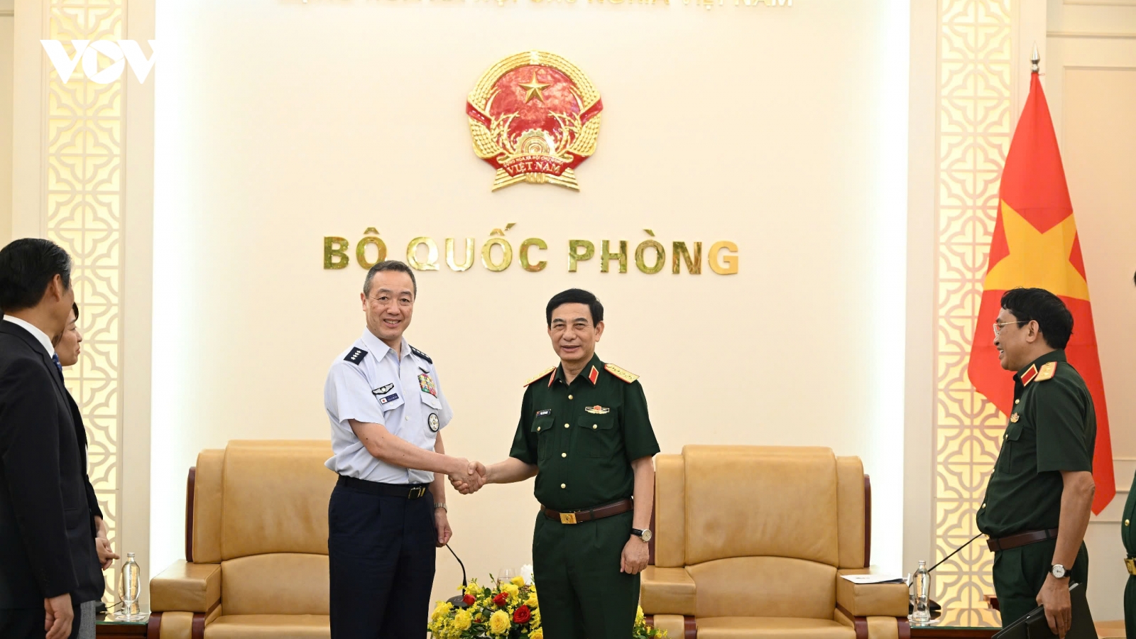 Đại tướng Phan Văn Giang tiếp Tham mưu trưởng Liên quân Nhật Bản