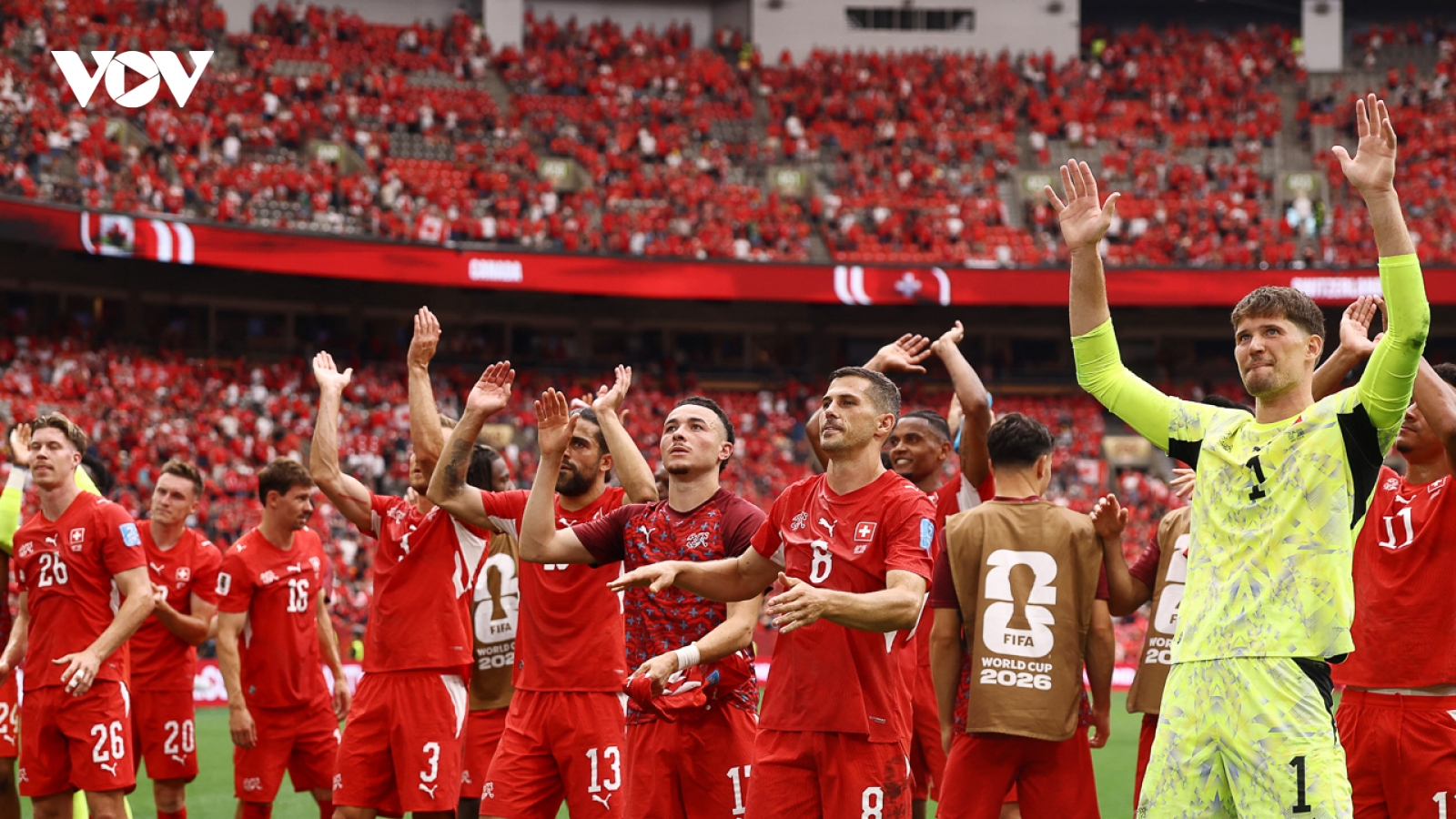 Bảng xếp hạng World Cup 2026 mới nhất: Thuỵ Sĩ và Canada vượt qua vòng bảng