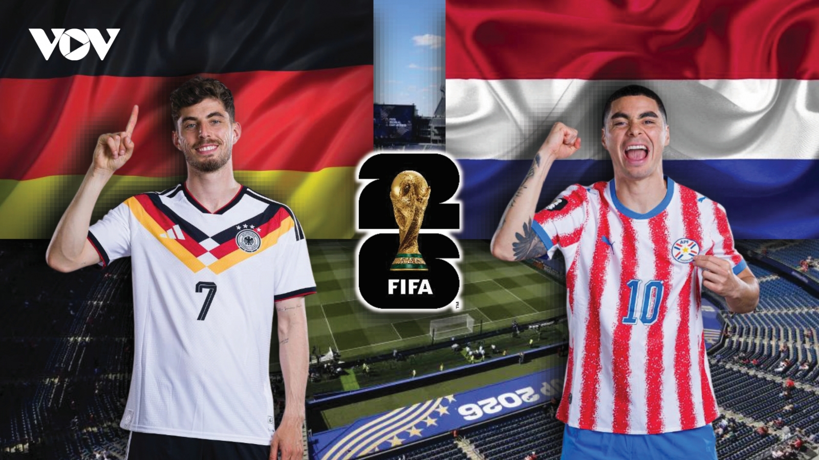 Dự đoán kết quả và đội hình ra sân trận Đức vs Paraguay World Cup 2026