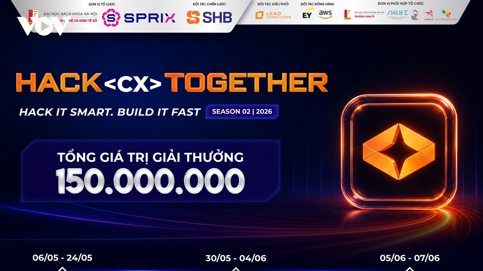 SHB đồng hành cùng Hack (CX) Together 2026, dẫn lối tài năng trẻ bứt phá