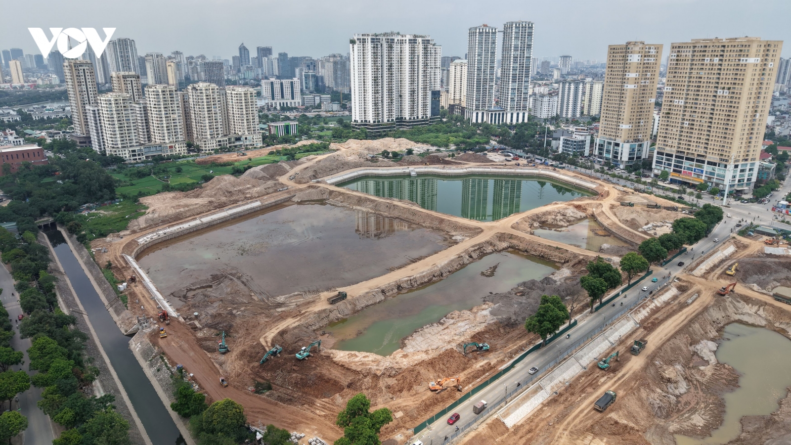 Hà Nội đẩy nhanh 3 hồ điều hòa trọng điểm, bổ sung “lá chắn” chống ngập