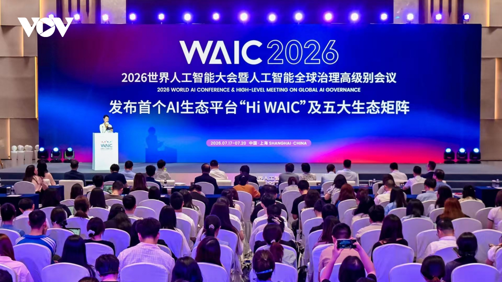 Trung Quốc đăng cai Hội nghị Trí tuệ nhân tạo Thế giới 2026