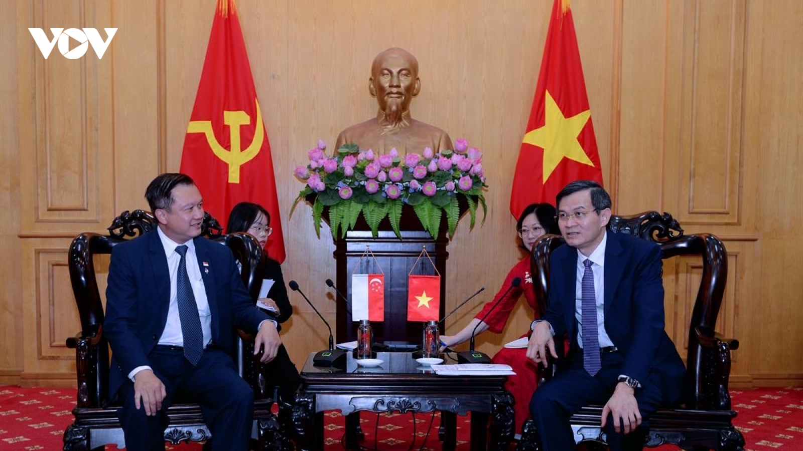 PGS.TS Đoàn Minh Huấn làm việc với Đoàn đại biểu PAP, Đoàn đại biểu Đảng FRETILIN