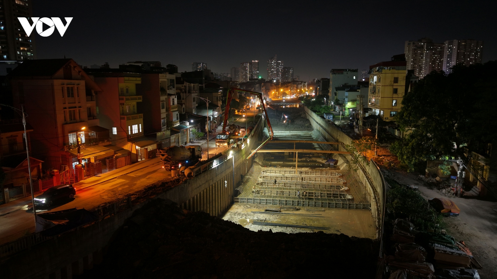 Kênh La Khê chống ngập phía Tây Hà Nội đang thi công nước rút sau 10 năm dang dở