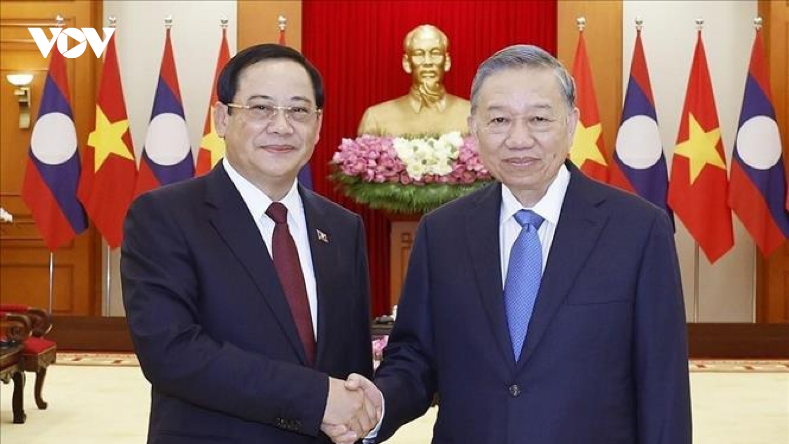 Tổng Bí thư, Chủ tịch nước Tô Lâm tiếp Thủ tướng Lào Sonexay Siphandone
