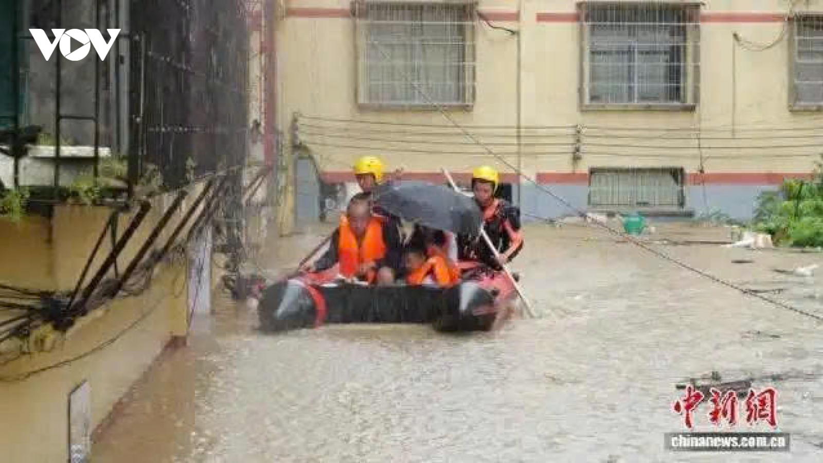 Quý Châu, Trung Quốc sơ tán hơn 10.000 người vì mưa lớn