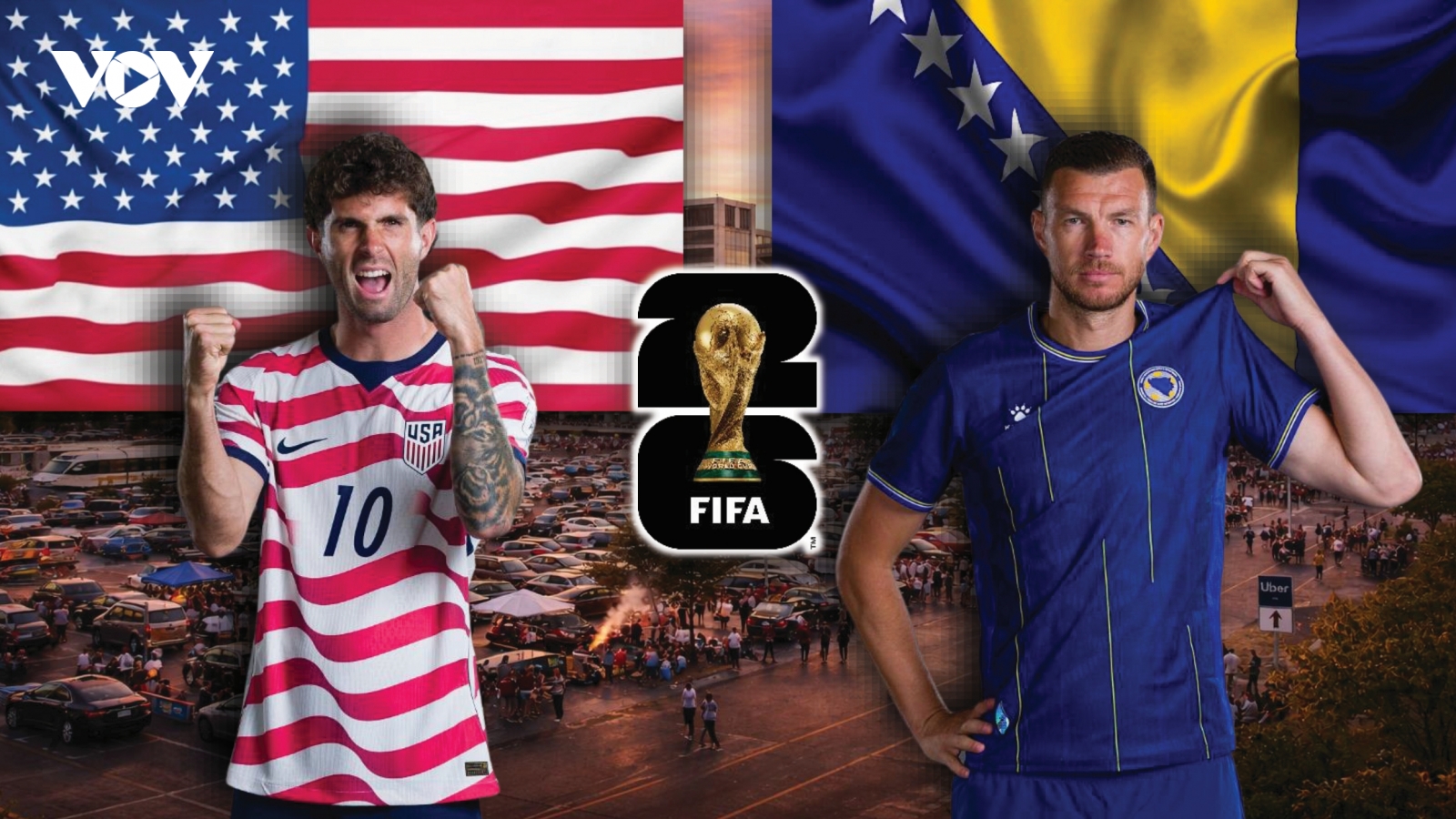 Dự đoán kết quả và đội hình ra sân trận Mỹ vs Bosnia World Cup 2026