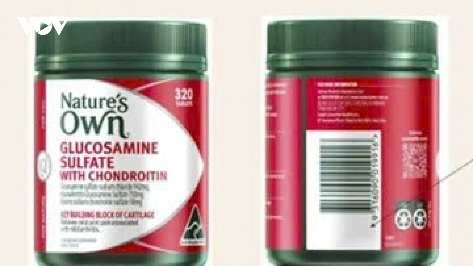 Thu hồi thực phẩm chức năng Nature’s Own của Australia do nguy cơ lẫn mảnh kính