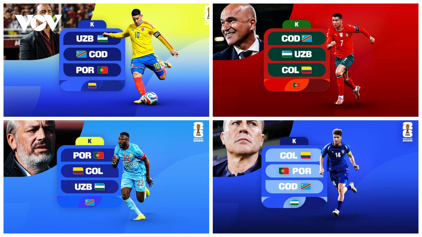 Nhận định bảng K World Cup 2026: Bồ Đào Nha thực hiện giấc mơ dang dở?