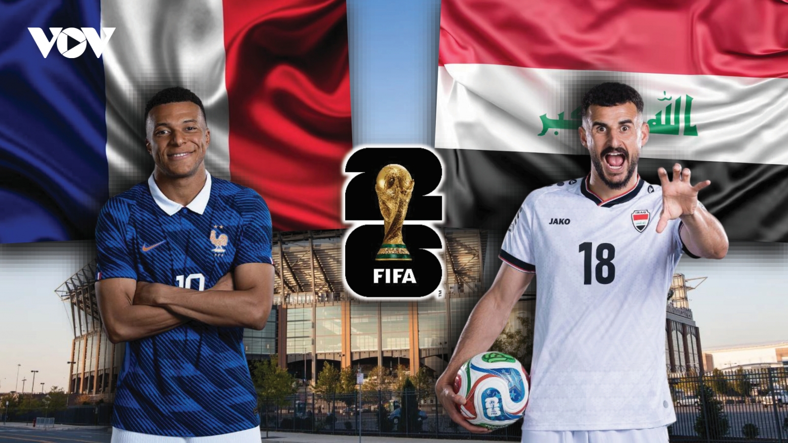 Dự đoán kết quả và đội hình ra sân trận Pháp vs Iraq bảng I World Cup 2026