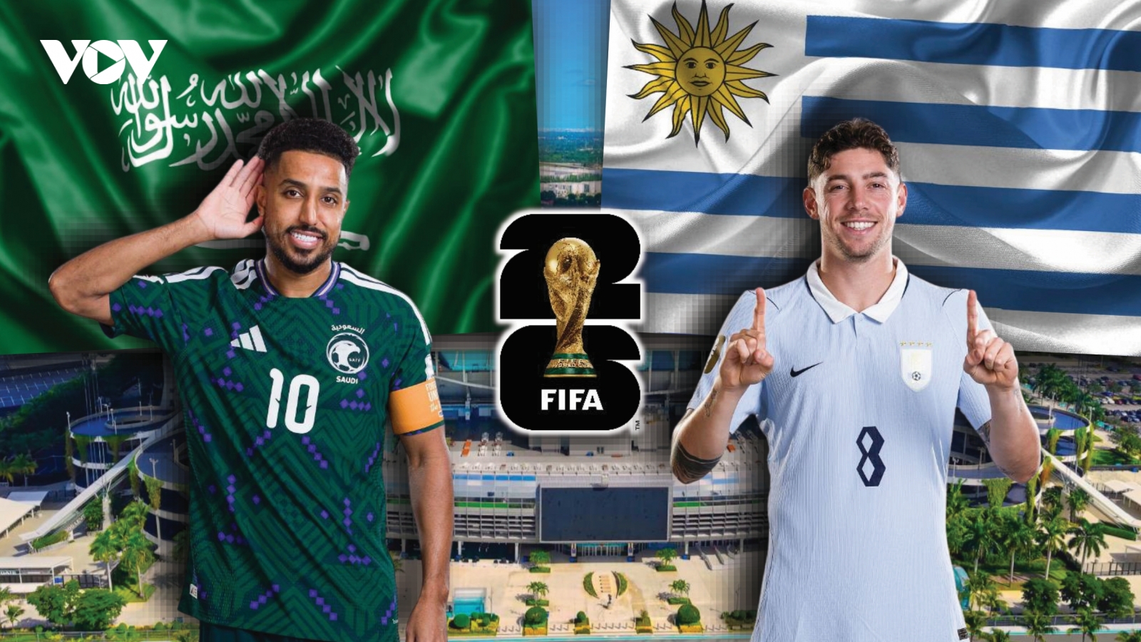 Dự đoán kết quả và đội hình ra sân trận Saudi Arabia vs Uruguay World Cup 2026