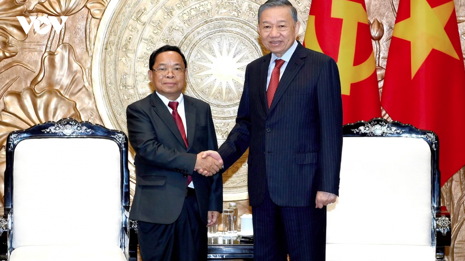 Tổng Bí thư, Chủ tịch nước Tô Lâm tiếp Bộ trưởng Bộ Tư pháp Lào