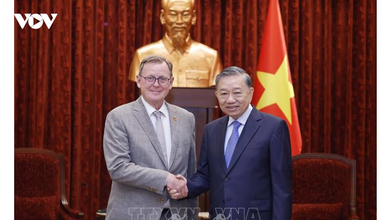 Tổng Bí thư, Chủ tịch nước tiếp Phó Chủ tịch Quốc hội Cộng hòa Liên bang Đức