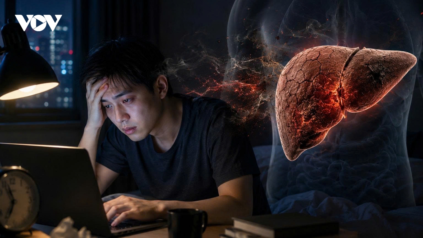 Thức khuya đang âm thầm “tàn phá” lá gan của bạn như thế nào?