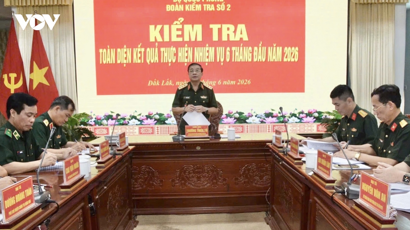 Bộ Quốc phòng kiểm tra toàn diện nhiệm vụ quân sự tại Đắk Lắk