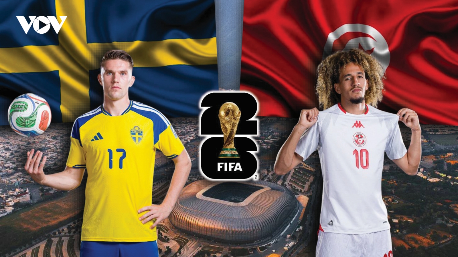Dự đoán kết quả và đội hình ra sân trận Thụy Điển vs Tunisia bảng F World Cup 2026