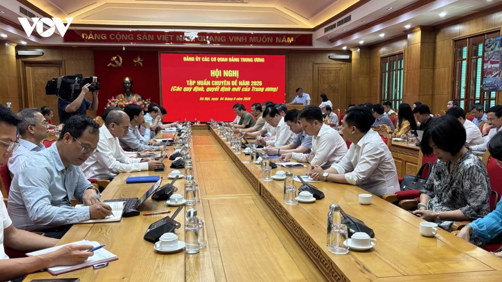 Đảng ủy các cơ quan Đảng Trung ương tổ chức hội nghị tập huấn chuyên đề năm 2026
