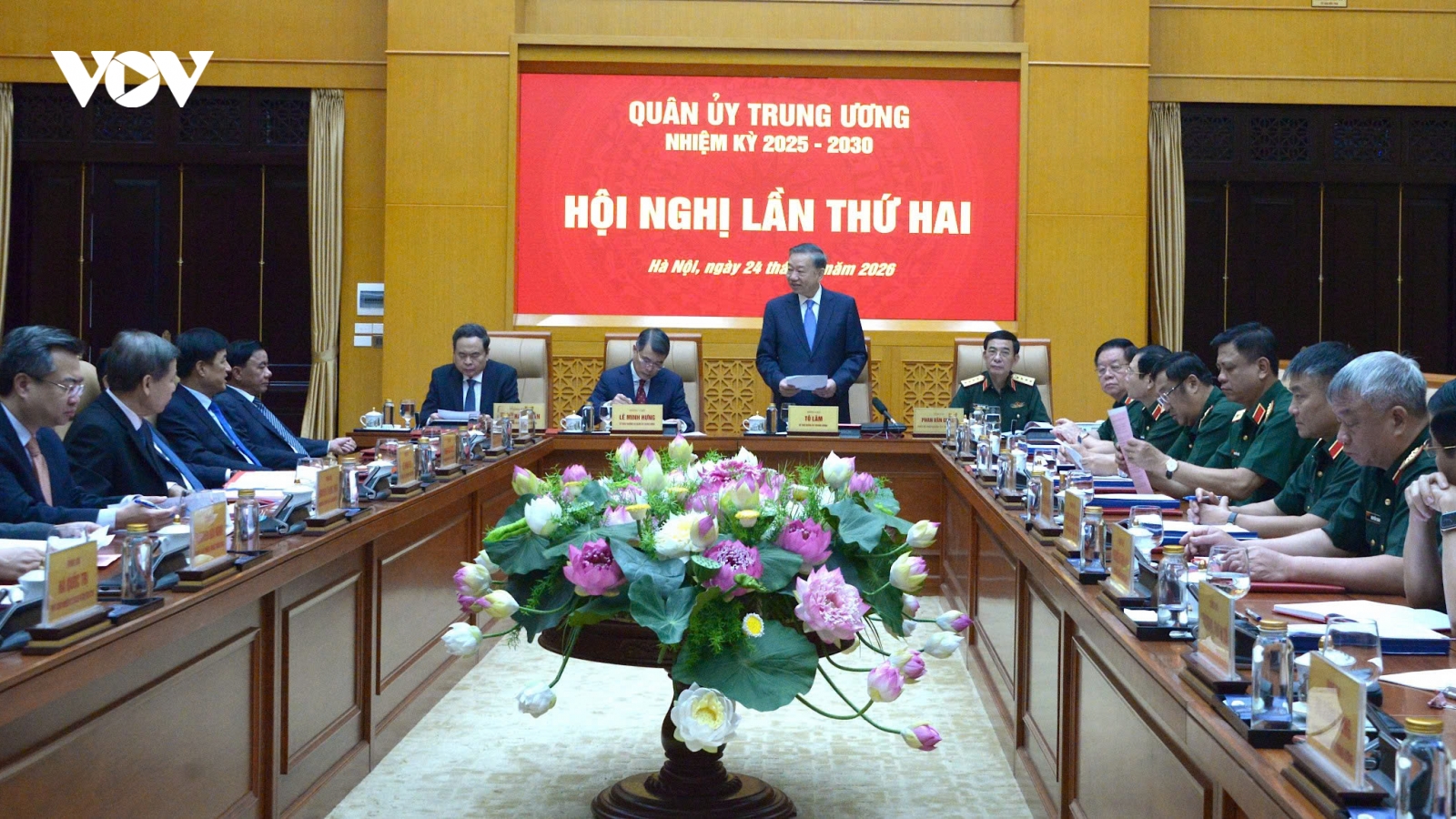 Tổng Bí thư, Chủ tịch nước Tô Lâm dự hội nghị Quân uỷ Trung ương