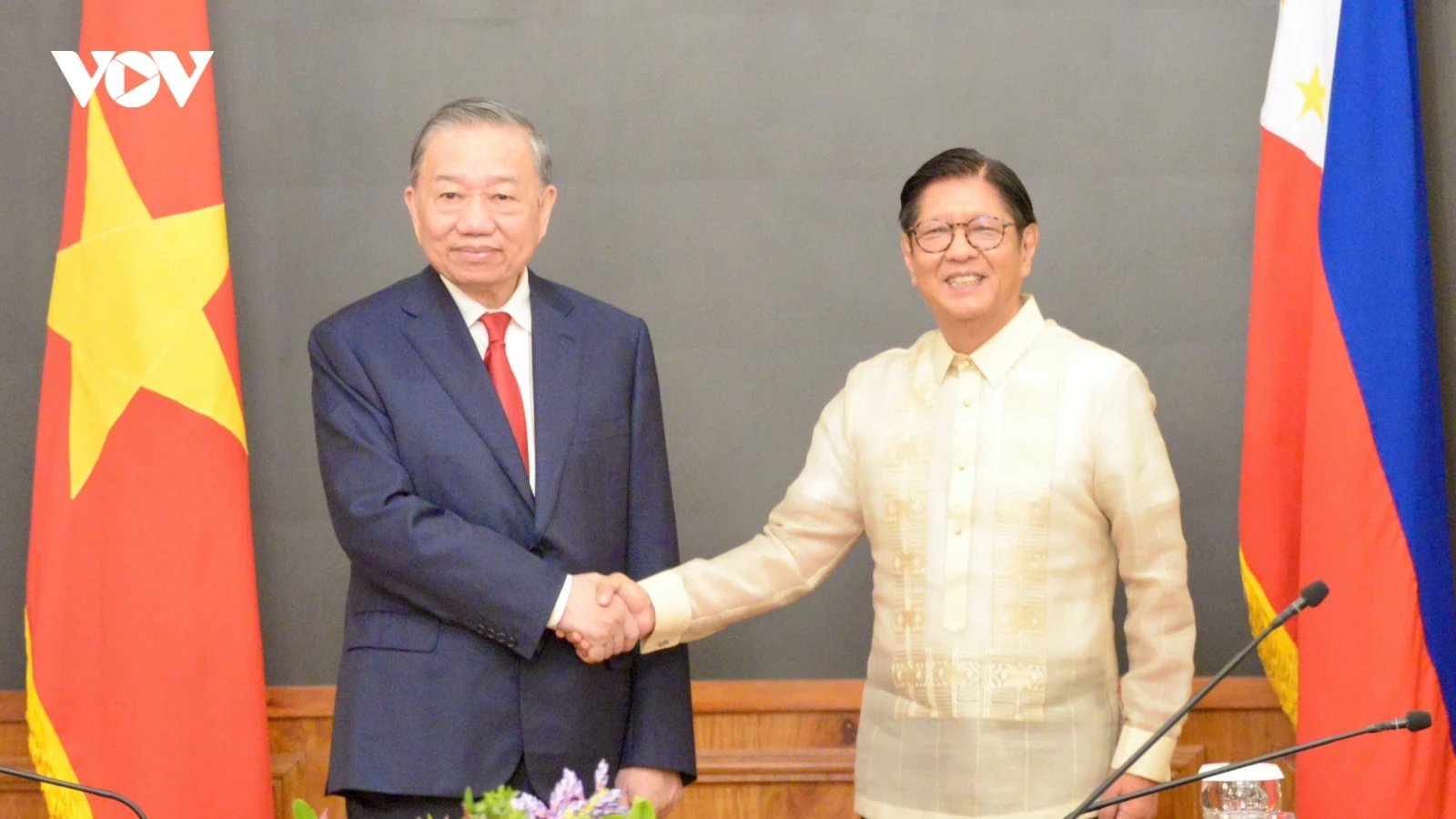 Philippines bắn 21 loạt đại bác chào mừng Tổng Bí thư, Chủ tịch nước Tô Lâm