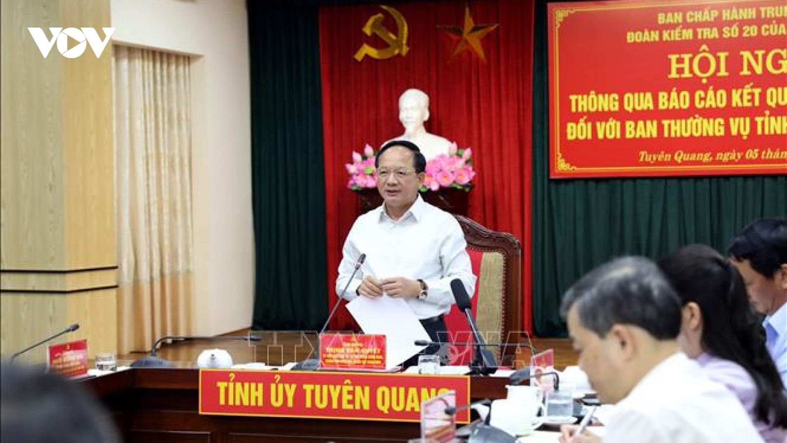 Kết quả kiểm tra đợt 2 của Bộ Chính trị đối với Ban Thường vụ Tỉnh ủy Tuyên Quang