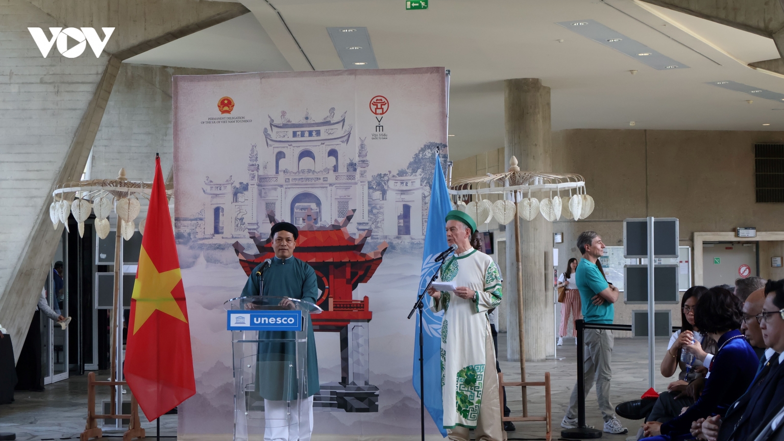 Văn Miếu - Quốc Tử Giám lan tỏa giá trị văn hóa Việt Nam tại trụ sở UNESCO