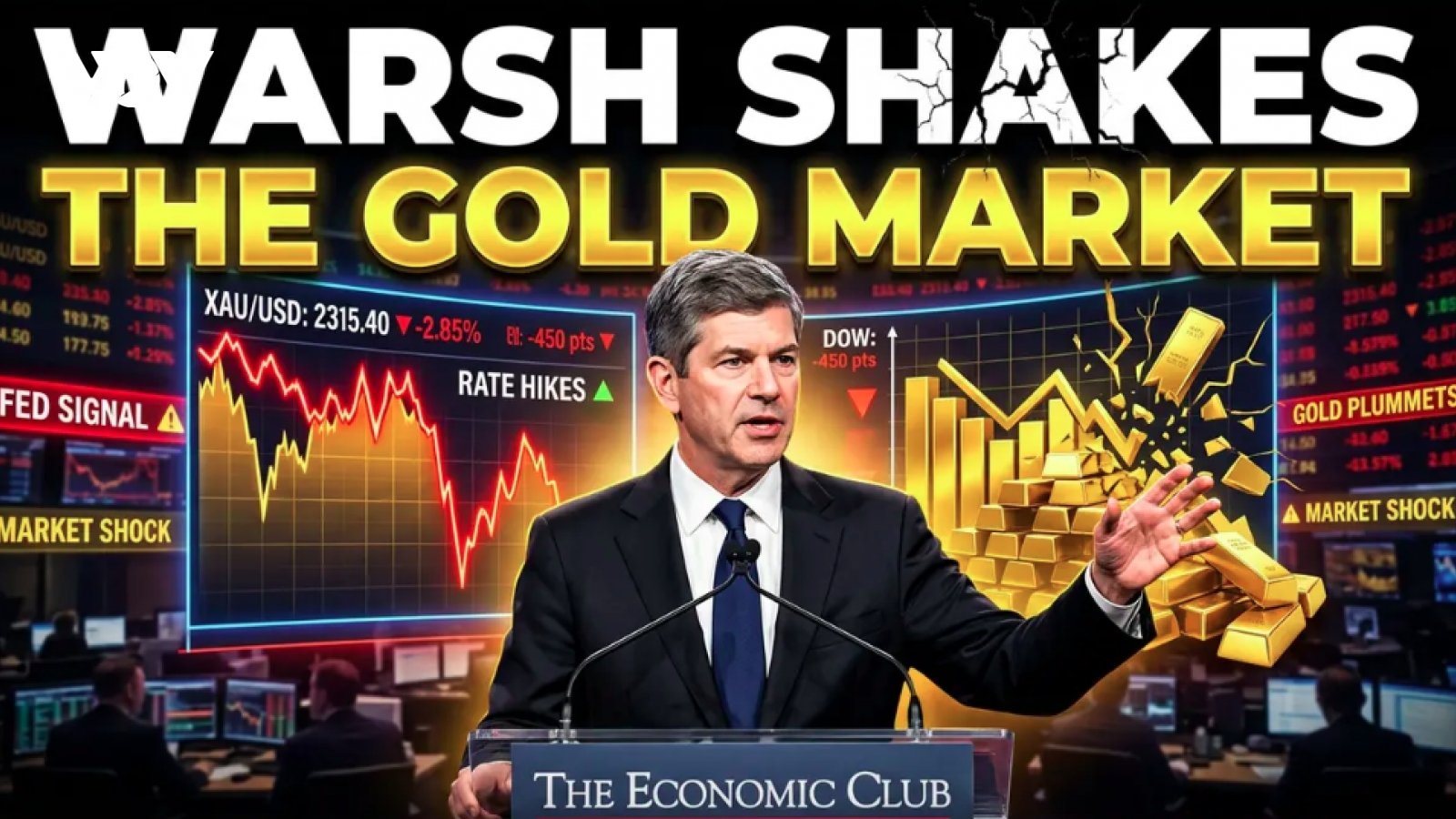 Giá vàng thế giới lao dốc, ai đang tranh thủ gom hàng?