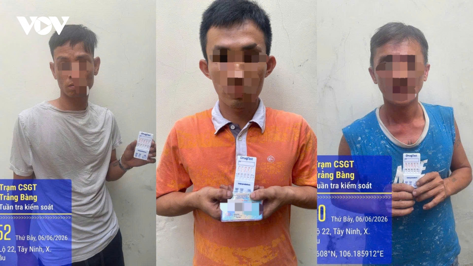 Phát hiện 3 tài xế xe đầu kéo dương tính ma túy tại cửa khẩu Mộc Bài