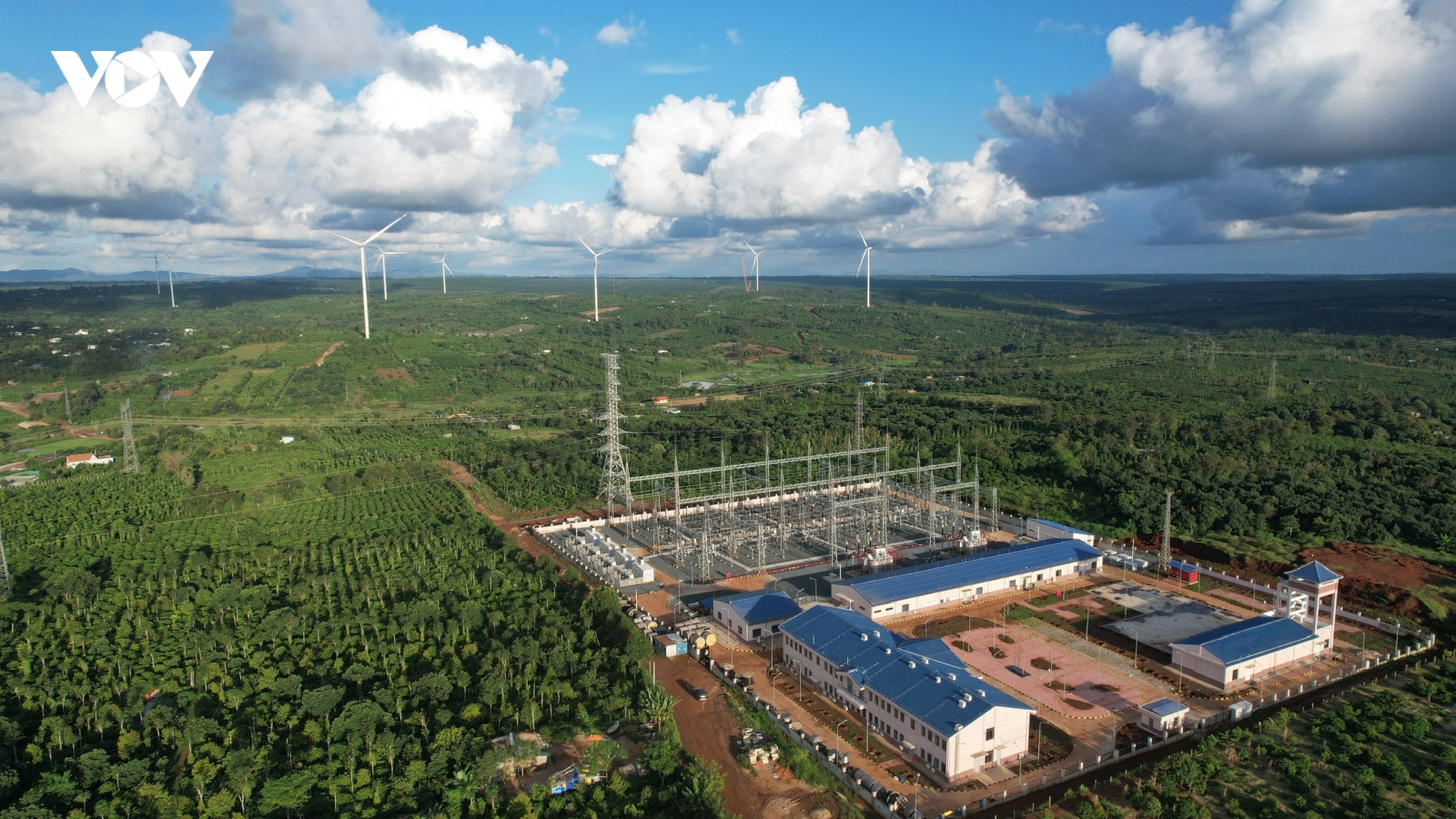 Dự án điện gió vốn FDI lớn nhất Đắk Lắk chính thức hoà lưới điện quốc gia