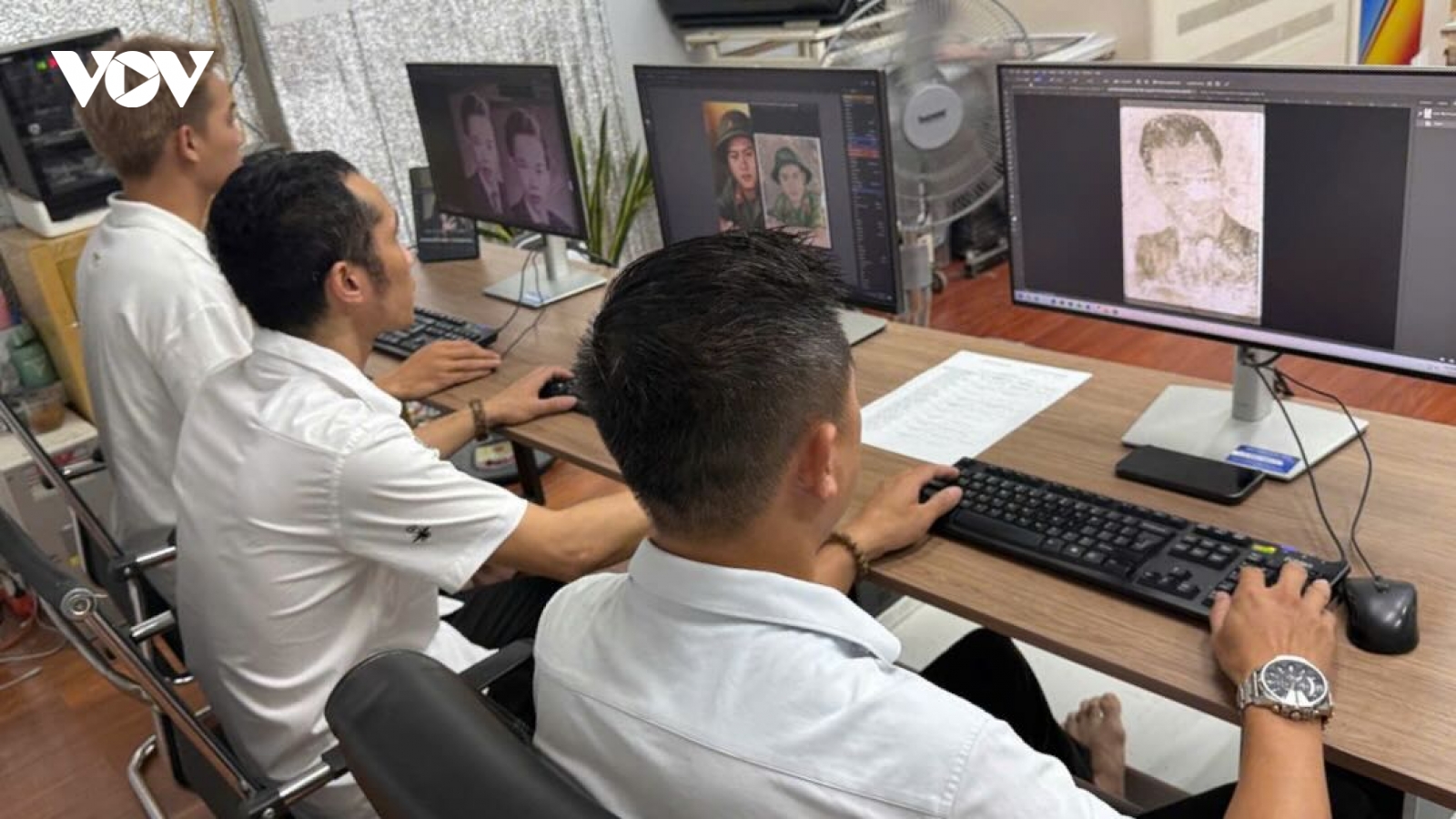 Phục dựng ảnh liệt sĩ miễn phí ở TP.HCM