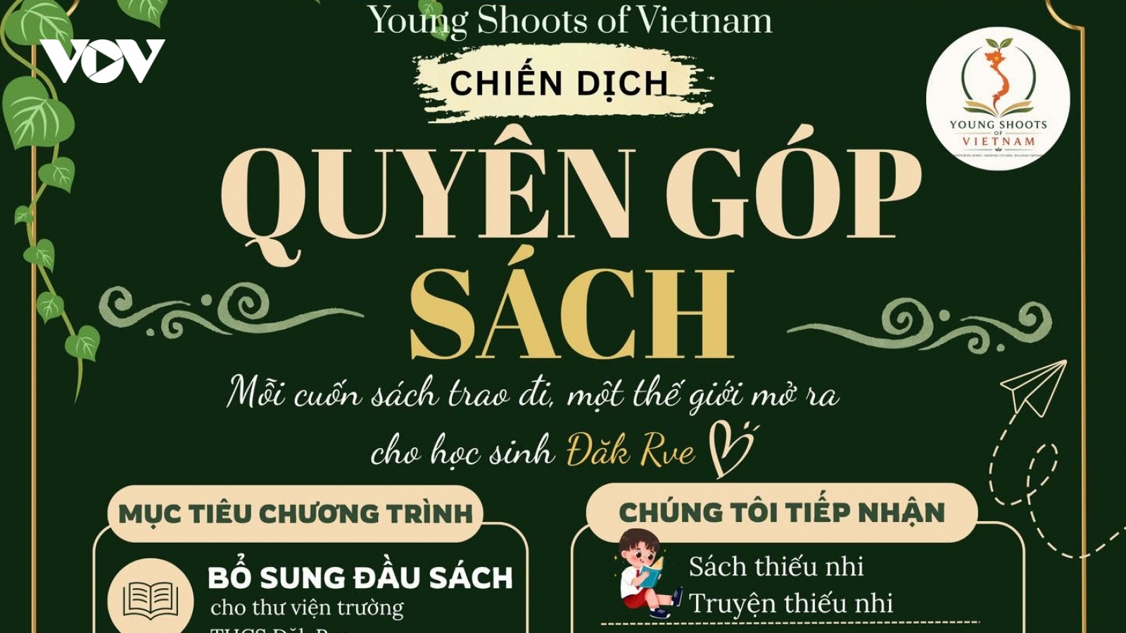 “Young Shoots of Vietnam”: Mỗi cuốn sách trao đi, thêm một ước mơ bay cao