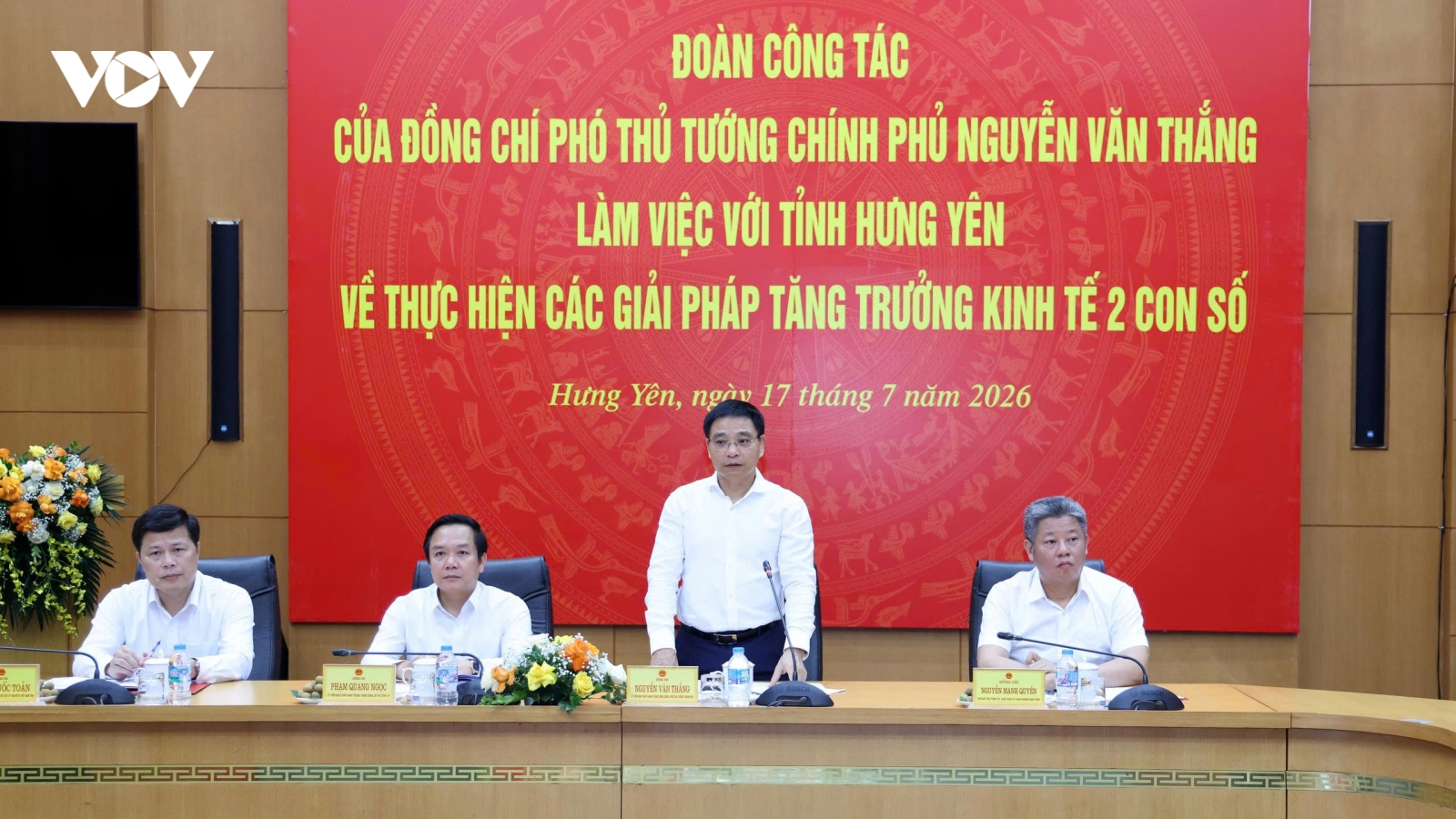Phó Thủ tướng: Hưng Yên phải khai thác tối đa dư địa của các trụ cột tăng trưởng