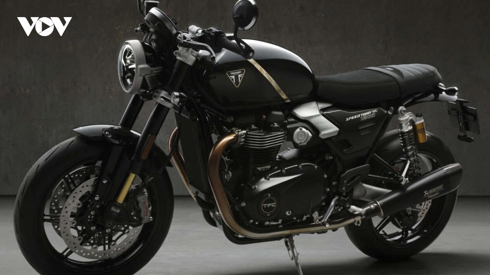 Mô tô Triumph Speed Twin 1200 TFC 2027 giới hạn 750 chiếc, động cơ 1.200 cc