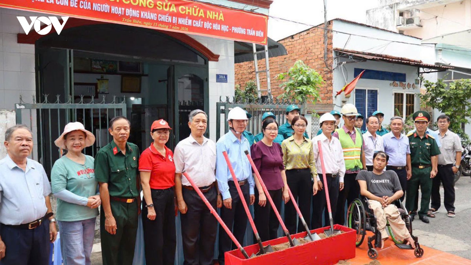 Đồng Nai sửa chữa loạt nhà ở dột nát cho con đẻ người nhiễm chất độc hóa học