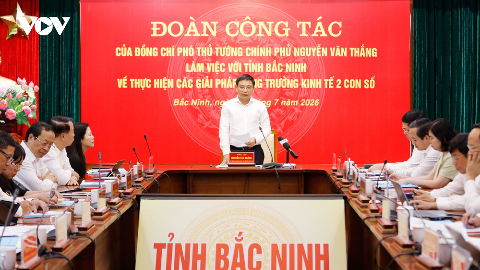 Phó Thủ tướng yêu cầu Bắc Ninh tăng tốc để đạt mục tiêu tăng trưởng hai con số