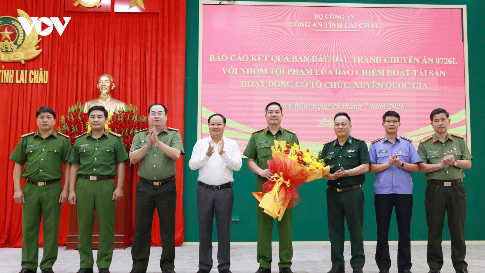 Lai Châu biểu dương lực lượng phá chuyên án lừa đảo xuyên quốc gia