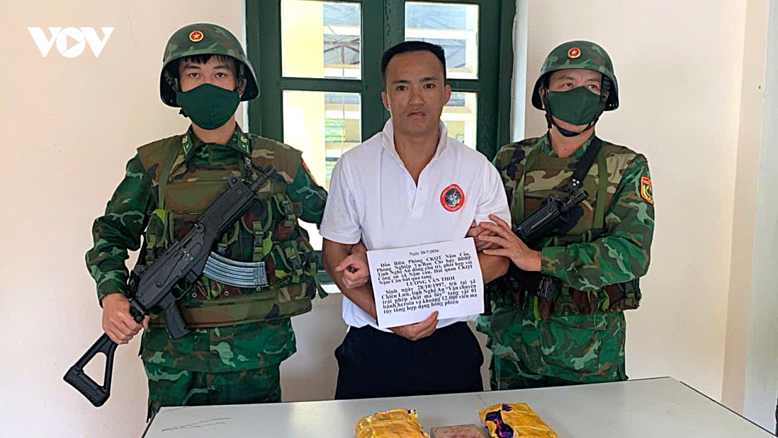 Phá thành công Chuyên án NA 126.3, thu giữ 15.200 viên ma túy và 1 bánh heroin