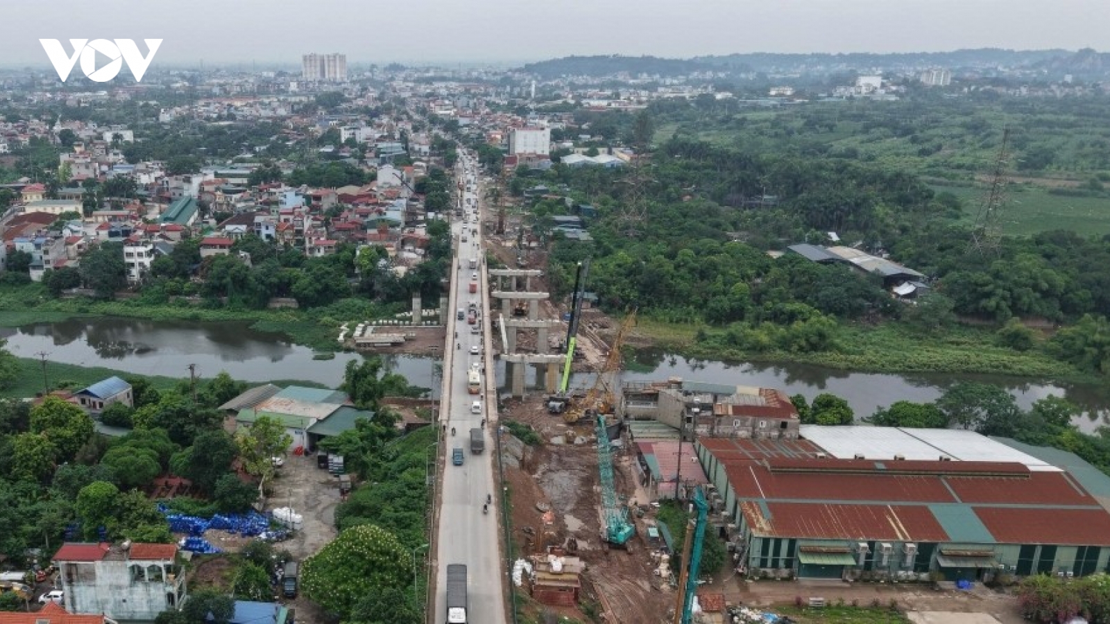 Cập nhật tiến độ thi công cầu Mai Lĩnh và Quốc lộ 6 Ba La - Xuân Mai, Hà Nội