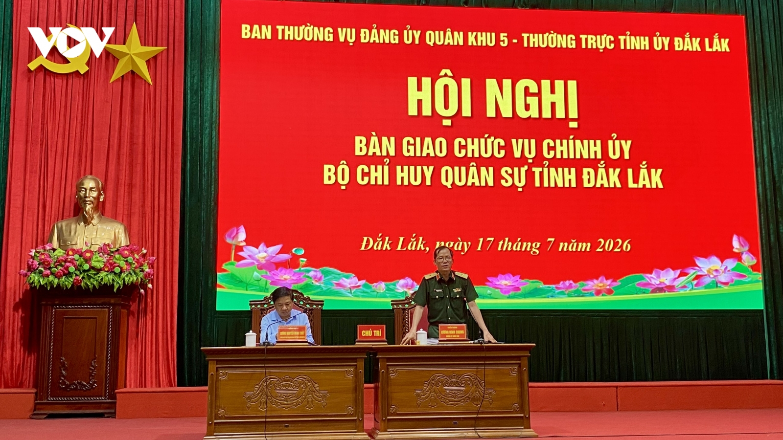 Đắk Lắk có tân Chính ủy Bộ Chỉ huy Quân sự tỉnh
