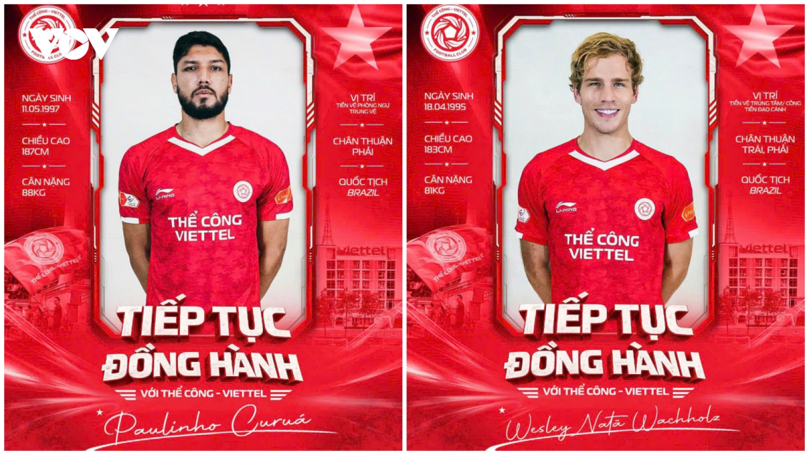 Chuyển nhượng V-League 2026/2027: Thể Công Viettel ký hai hợp đồng chất lượng
