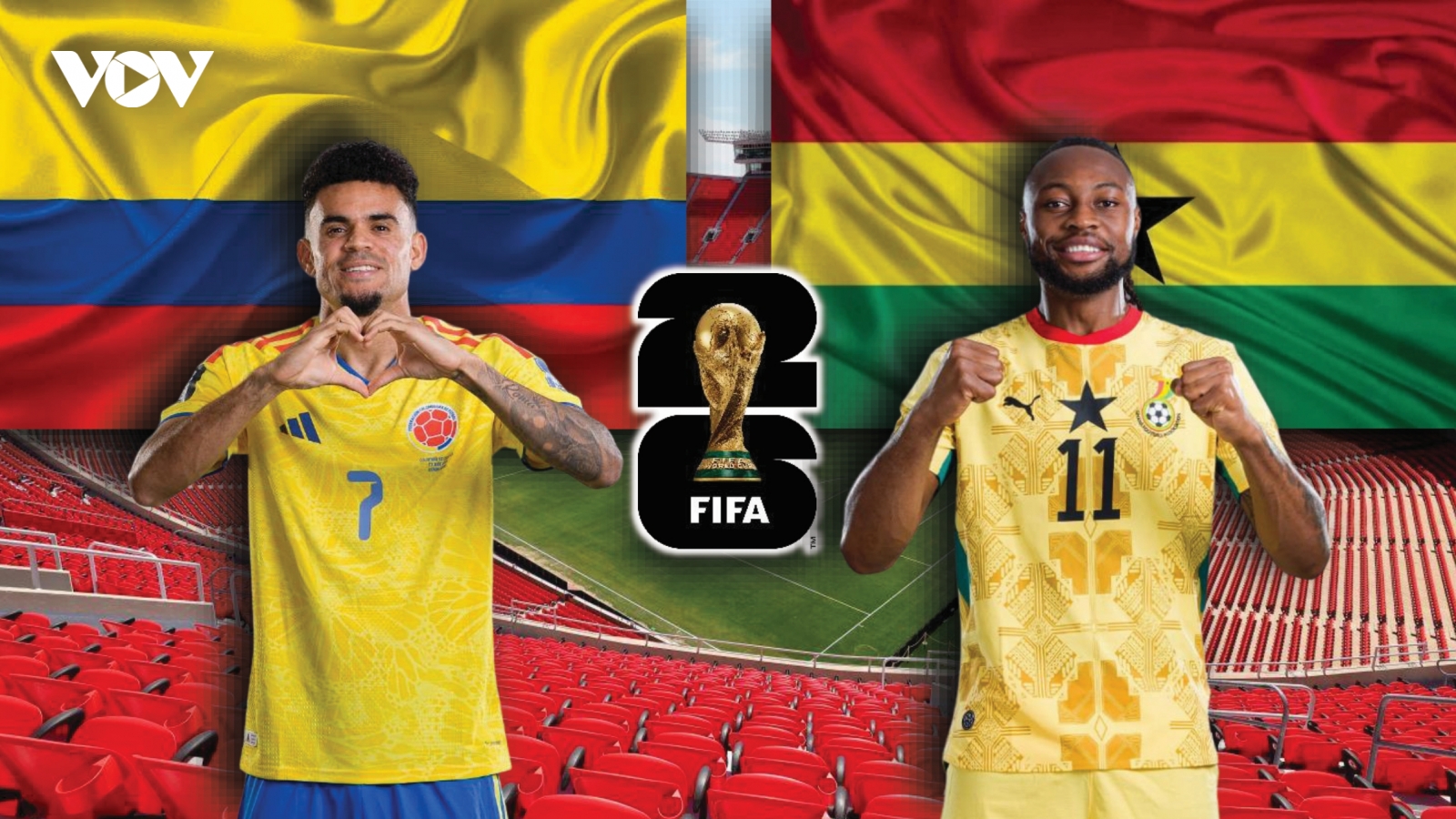 Dự đoán kết quả và đội hình ra sân trận Colombia vs Ghana World Cup 2026