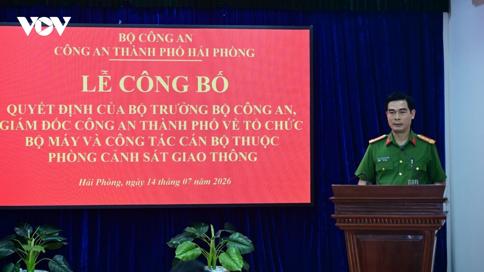 Công an Hải Phòng giảm 8 đơn vị trực thuộc Phòng Cảnh sát giao thông
