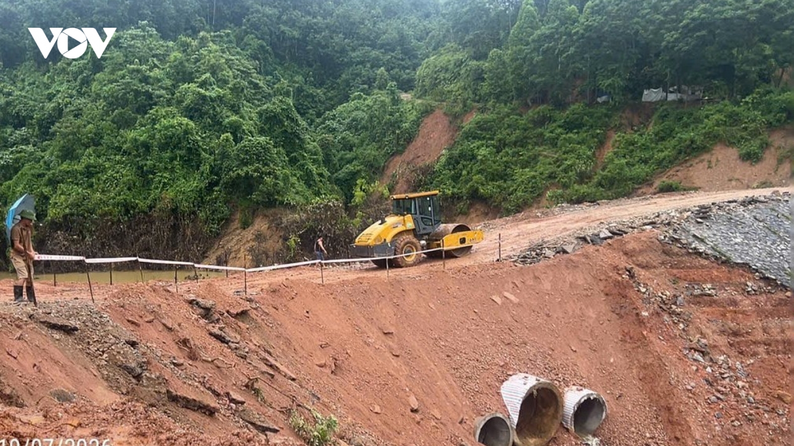 Thông xe trên Quốc lộ 12, nối 2 tỉnh Lai Châu - Điện Biên