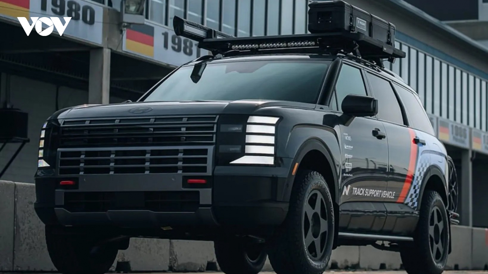 Hyundai Palisade có phiên bản đặc biệt dành cho đường đua, chỉ sản xuất một chiếc