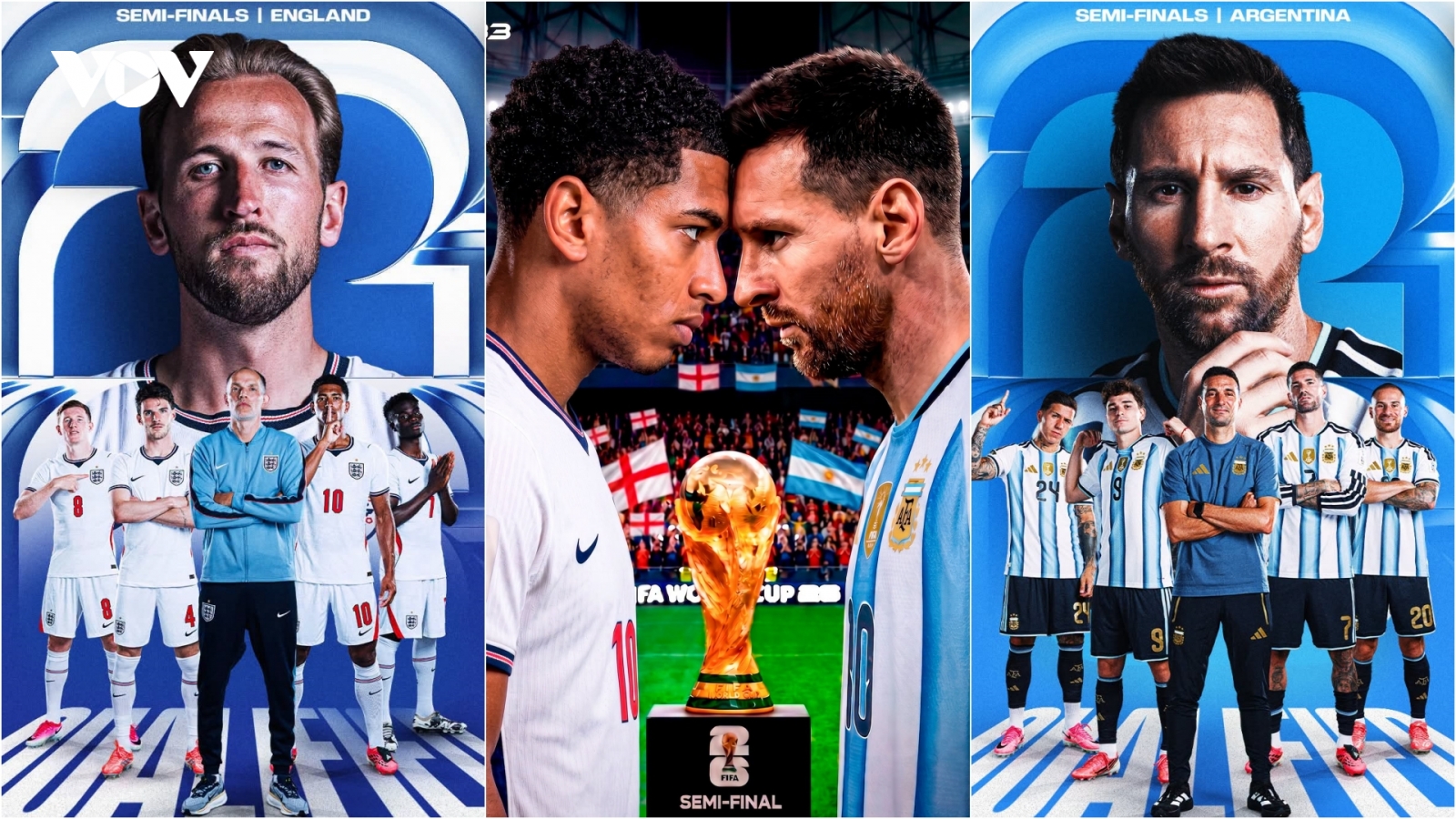 Lịch sử đối đầu Anh vs Argentina trước bán kết World Cup 2026