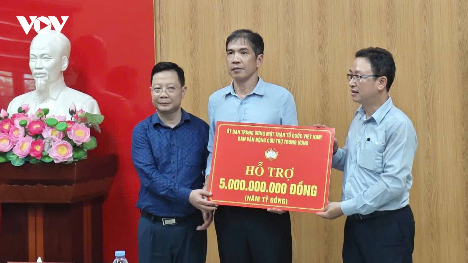 5 tỷ đồng hỗ trợ tỉnh Lai Châu khắc phục hậu quả mưa lũ